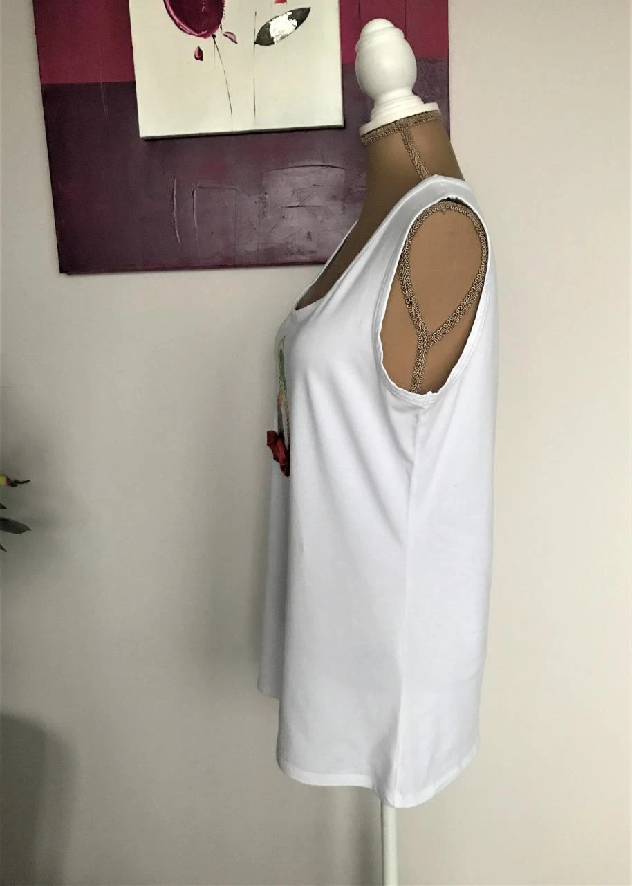 GCFontana M40 sleeveless pinafore with beautiful print. – photo 3